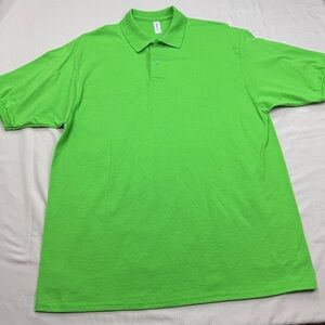 Jerzees Bright Green Polo Shirt